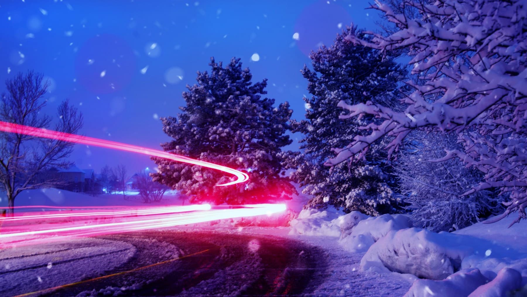 Headlights, Snow Storm